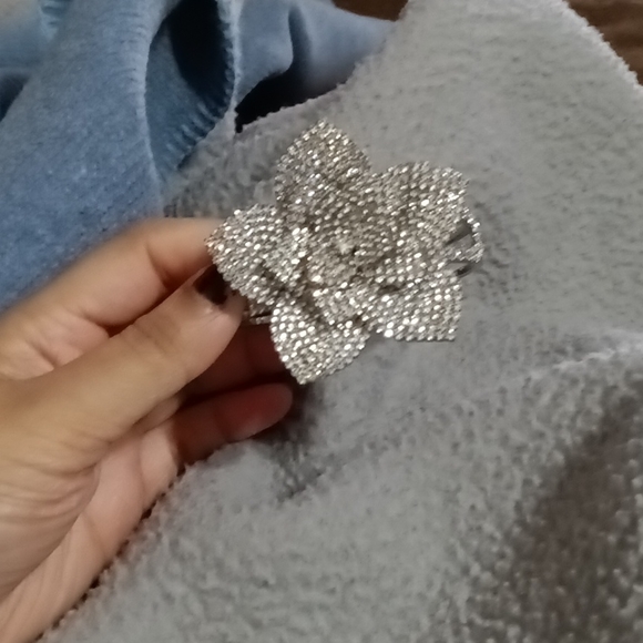 Sterling silver bracelet with cubic zirconia stones - Picture 2 of 3